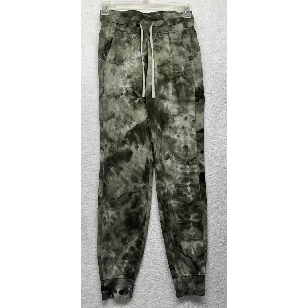 Lululemon Womens Size 2 Green Ready to Rulu Tie Dye Jogger Pants (T4)